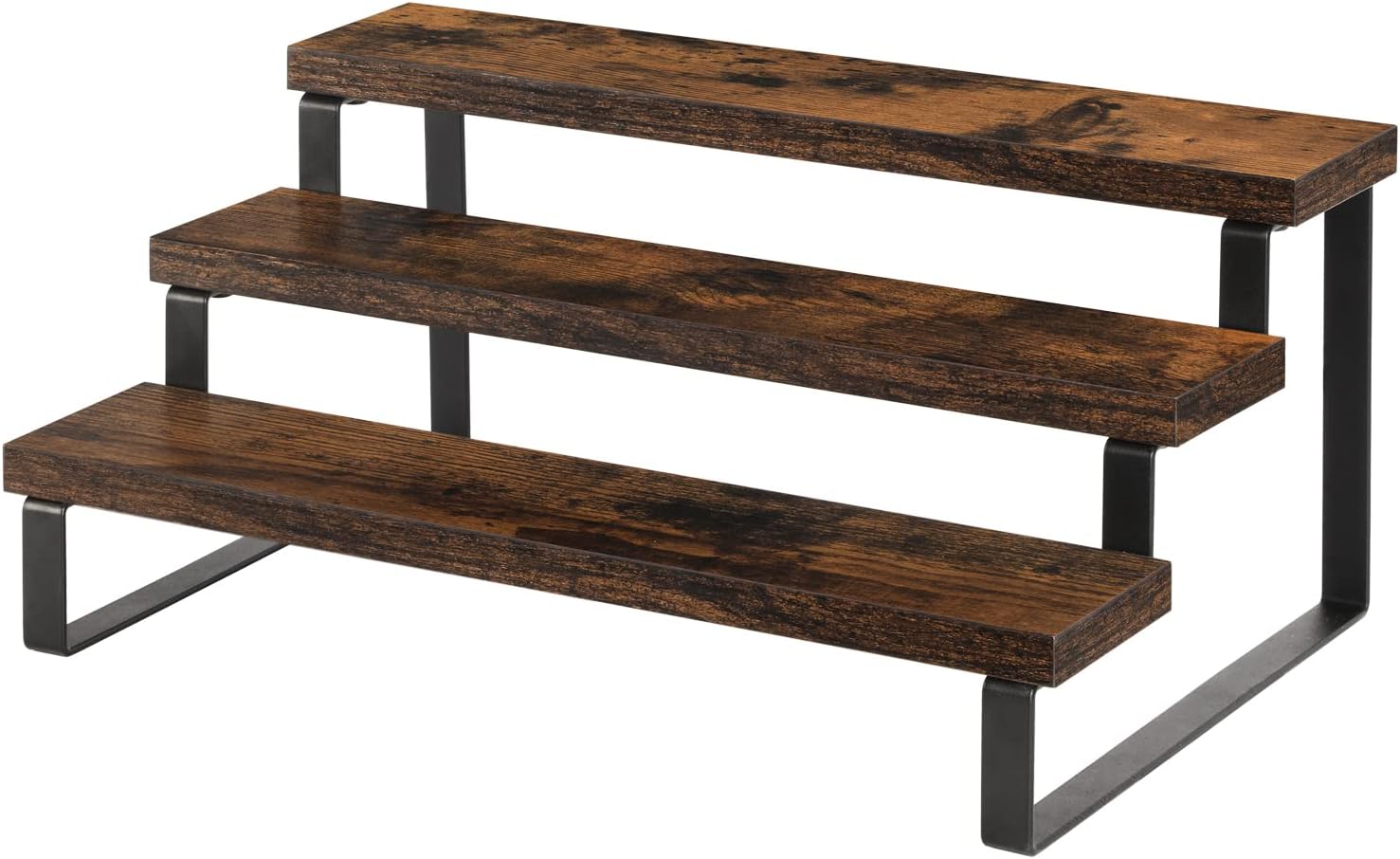 Three-Layer Wooden Display Rack, Can Be Used as a Kitchen Utensil Display Rack or Spice Rack