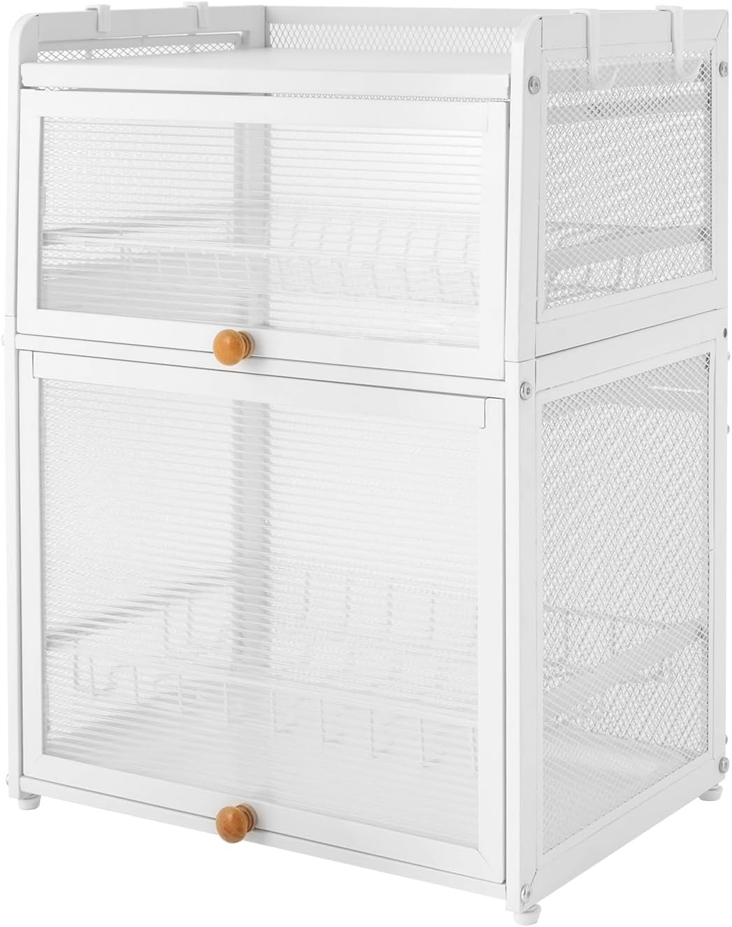 Three-tier stainless steel sink drain rack Multi-functional metal drain rack/dishware storage basket, space-saving