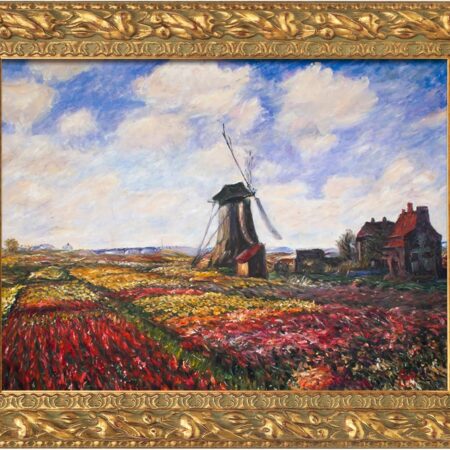Wood Frame for 16x20 Canvas Paintings, Finished 16x20 Gold Frame for Oil Painting Art Prints, Antique Ornate Picture Frame for Landscape Portrait Wall Decor (Empty Frame, No Backboard)
