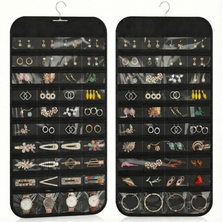 80-Pocket Hanger-Included Large Hanging Jewellery Organiser
