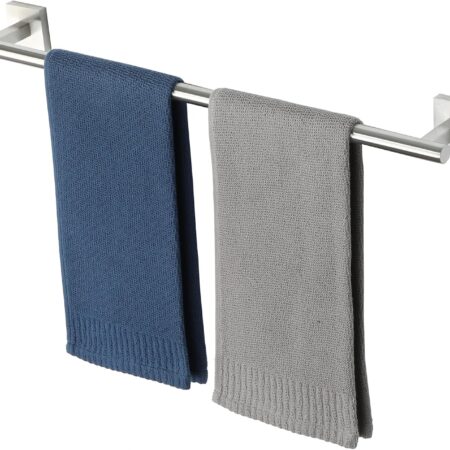 Bathroom single towel bar